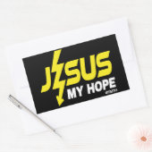Jezus, mijn hoop rechthoekige sticker (Envelop)