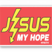 Jezus, mijn hoop sticker (Voorkant)