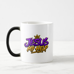 Jezus mijn hulp magische mok