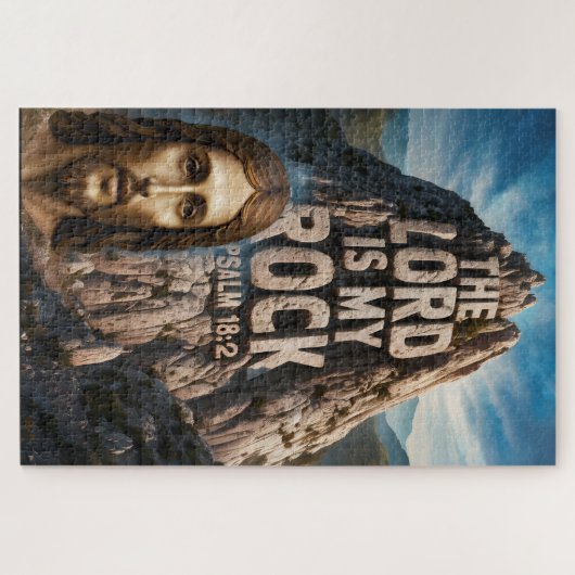 Jezus, mijn rots van eeuwen De Heer is mijn rots Legpuzzel (Horizontaal)