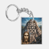 Jezus, mijn rots van eeuwen De Heer is mijn rots Sleutelhanger (Voorkant Links)