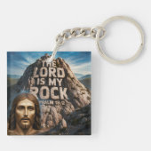 Jezus, mijn rots van eeuwen De Heer is mijn rots Sleutelhanger (Achterkant)