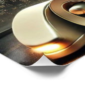 Jezus mobiel: Verlosser in de nacht Perfect Poster (Hoek)