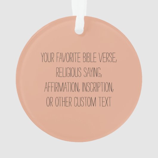 Jezus Moeder en Kind Aangepaste tekst Religieus Ornament (achterkant)