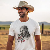 Jezus moedigt aan te vertrouwen in de Heer T-shirt