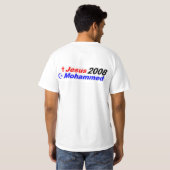 Jezus-Mohammed 2008 T-shirt (Achterkant volledig)