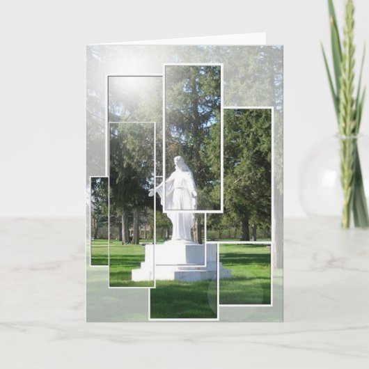 Jezus Mosaic Wenskaart altijd Bedankkaart (Voorkant)