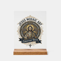 Jezus Mozaïek Kunst Jezus Mozaïek Kunst Christelij