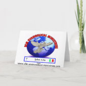 JEZUS, NAAM BOVEN ALLE NAMEN FEESTDAGEN KAART (Achterkant)