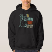 Jezus naam: Ik speel Drums God Drumming Muziek Chr Hoodie (Voorkant)