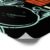 Jezus naam: Ik speel Drums God Drumming Muziek Chr Poster (Hoek)