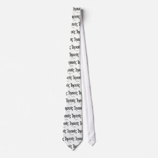 Jezus (naam in het Grieks) Necktie Stropdas