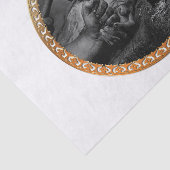 Jezus Nailed met zijn armen en handen die vastzitt Tissuepapier (Detail)