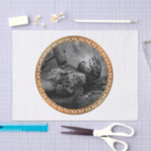 Jezus Nailed met zijn armen en handen die vastzitt Tissuepapier (Craft)