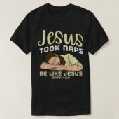 Jezus nam de kranen, wees zoals Jezus T-shirt (Design voorkant)
