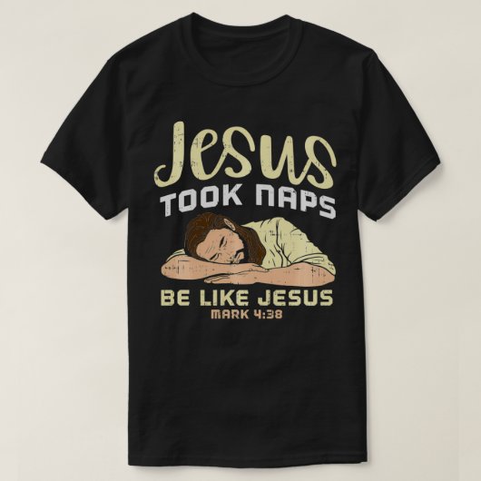 Jezus nam de kranen, wees zoals Jezus T-shirt (Design voorkant)