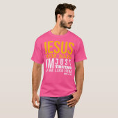 Jezus nam dutjes grappig Bijbelvers Markus 438 Chr T-shirt (Voorkant volledig)