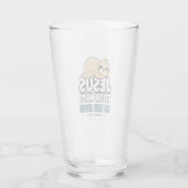 Jezus nam dutjes, grappige luiaard glas (Achterkant)