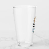 Jezus nam dutjes, grappige luiaard glas (Rechts)