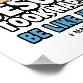 Jezus nam dutjes, grappige luiaard poster (Hoek)