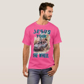 Jezus nam het wiel aan t-shirt (Voorkant volledig)