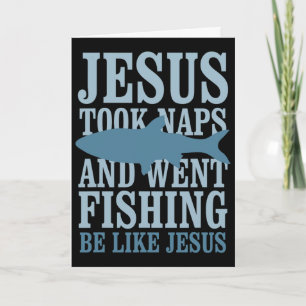 Jezus Nam Slaapjes En Ging Vissen AlsO Je-zus  Kaart