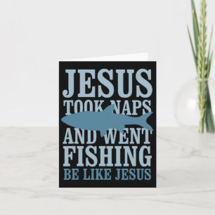 Jezus Nam Slaapjes En Ging Vissen Was Als Jezus  Kaart