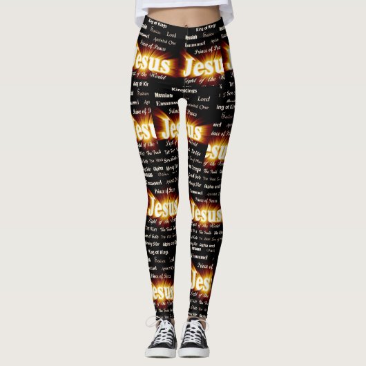 Jezus - Namen Leggings (Voorkant)