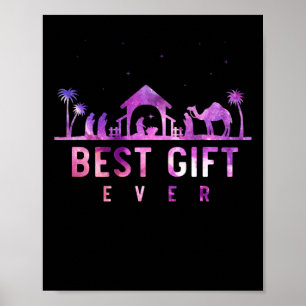 Jezus Nativiteit Religieuze Christelijke kerst Poster