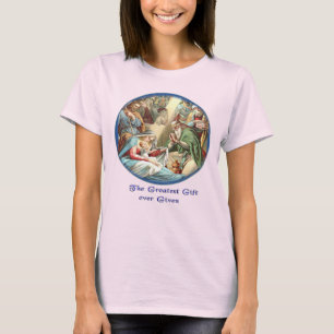 Jezus nativiteitsgeschenken t-shirt