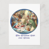 Jezus nativiteitsschenkingen briefkaart (Voorkant)