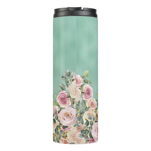 Jezus: Neem het wiel, Roze vrachtwagen Thermosbeker (Achterkant)