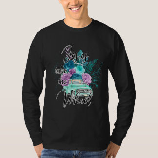 Jezus neemt de Rozen  van de wielkalender T-shirt