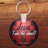 Jezus neemt de Sleutelhanger van het Wiel (Voorkant)