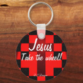 Jezus neemt de Sleutelhanger van het Wiel (Voorkant)