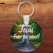 Jezus neemt de Sleutelhanger van het Wiel (Voorkant)
