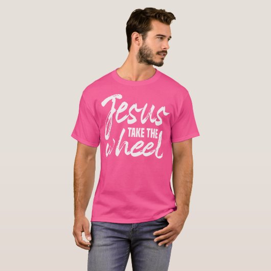Jezus neemt het roer over van het geloof Christeli T-shirt (Voorkant volledig)