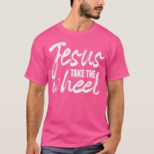 Jezus neemt het roer over van het geloof Christeli T-shirt (Voorkant)