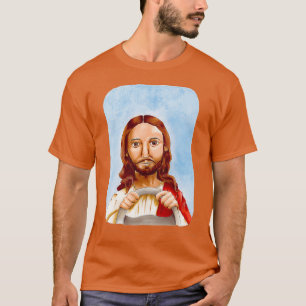 Jezus neemt het wiel 3 t-shirt