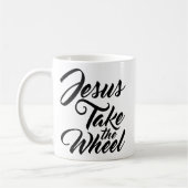Jezus neemt het wiel koffiemok (Links)