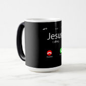 Jezus noemt Christelijk Magische Mok (Voorkant links)