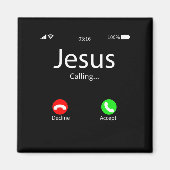 Jezus noemt Christelijk Magneet (Voorkant)