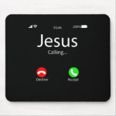 Jezus noemt Christelijk Muismat (Voorkant)