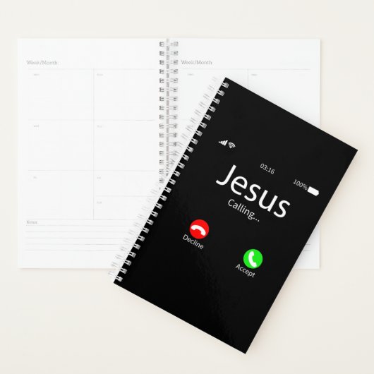 Jezus noemt Christelijk Planner (Display)