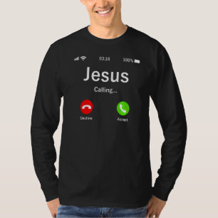 Jezus noemt Christelijk T-shirt