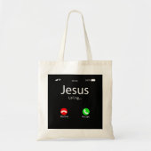 Jezus noemt Christelijk Tote Bag (Voorkant)