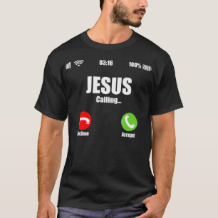 Jezus noemt het Christelijke kruis moderne geloof T-shirt