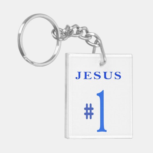 Jezus nummer 1 sleutelhanger (Voorkant Links)