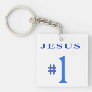 Jezus nummer 1 sleutelhanger