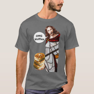 Jezus OMG wafels T-shirt